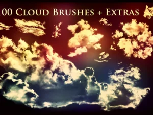 cover image 100 cloud brushes