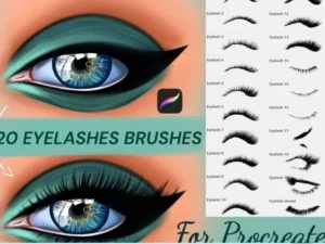 cover image 20 eyelashes brushes