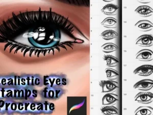 cover image 20 realistic eye brushes