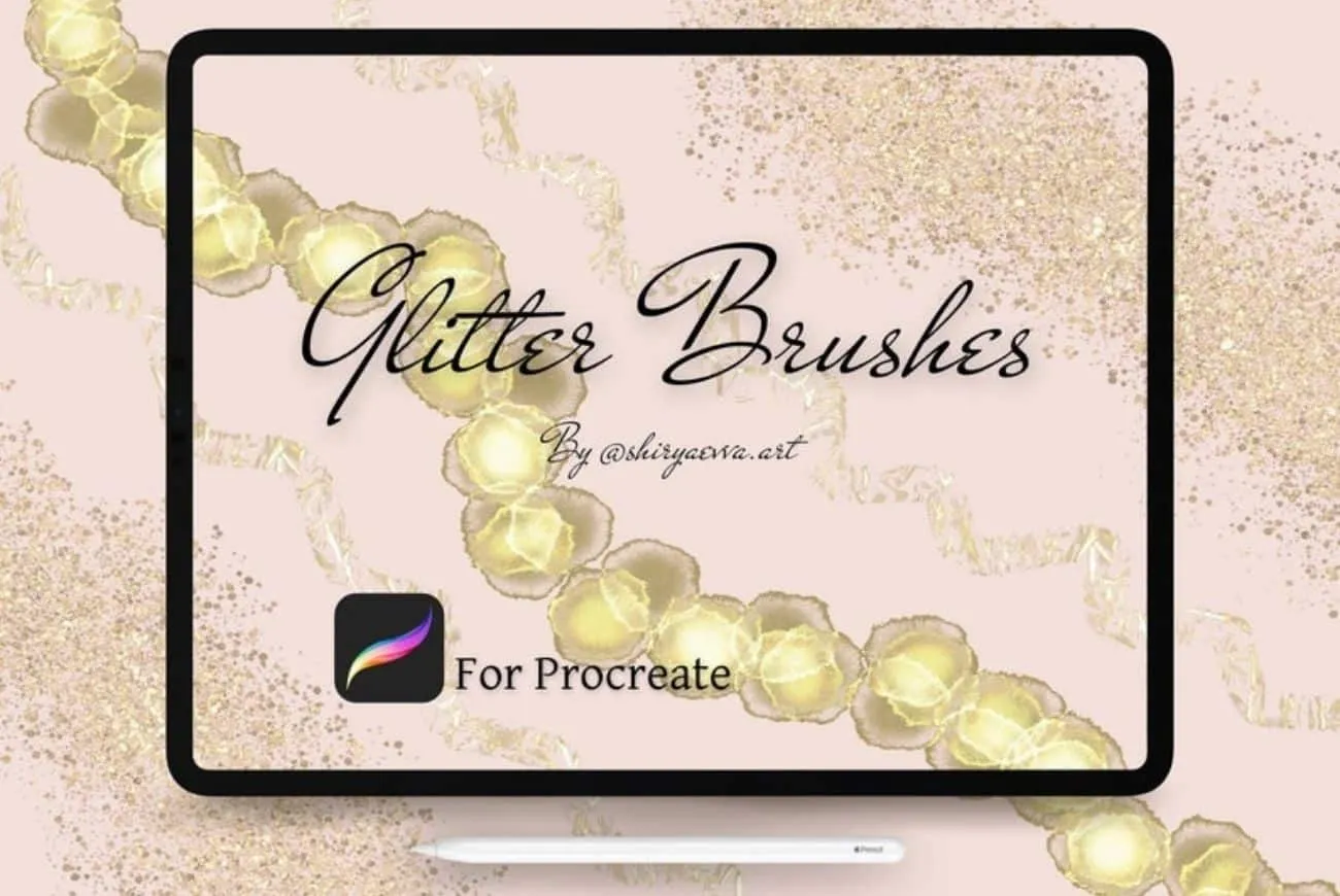 23 Glitter and Foil Brushes