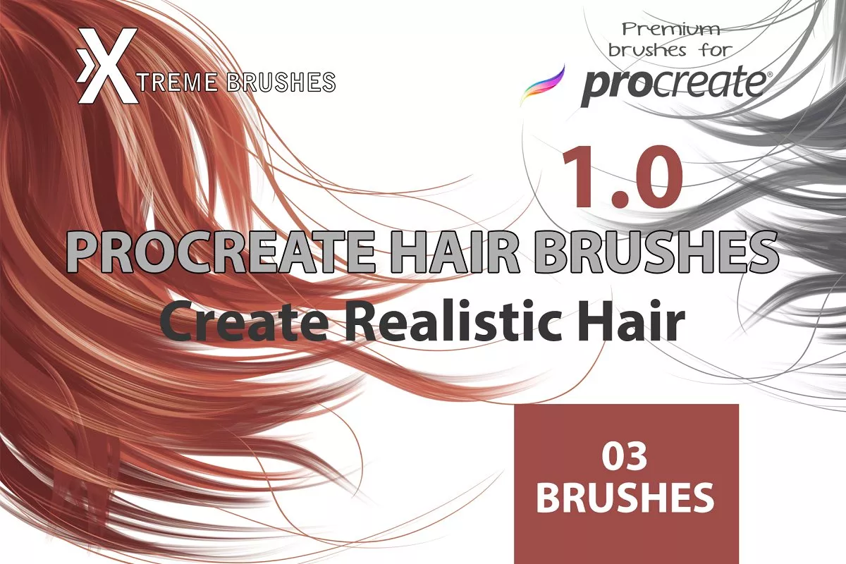 3 Premium Hair Brushes
