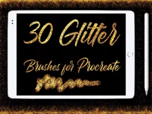 cover image 30 glitter brushes