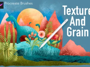 cover image 47 texture grain brushes