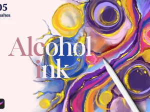 cover image alcohol ink watercolor brushes