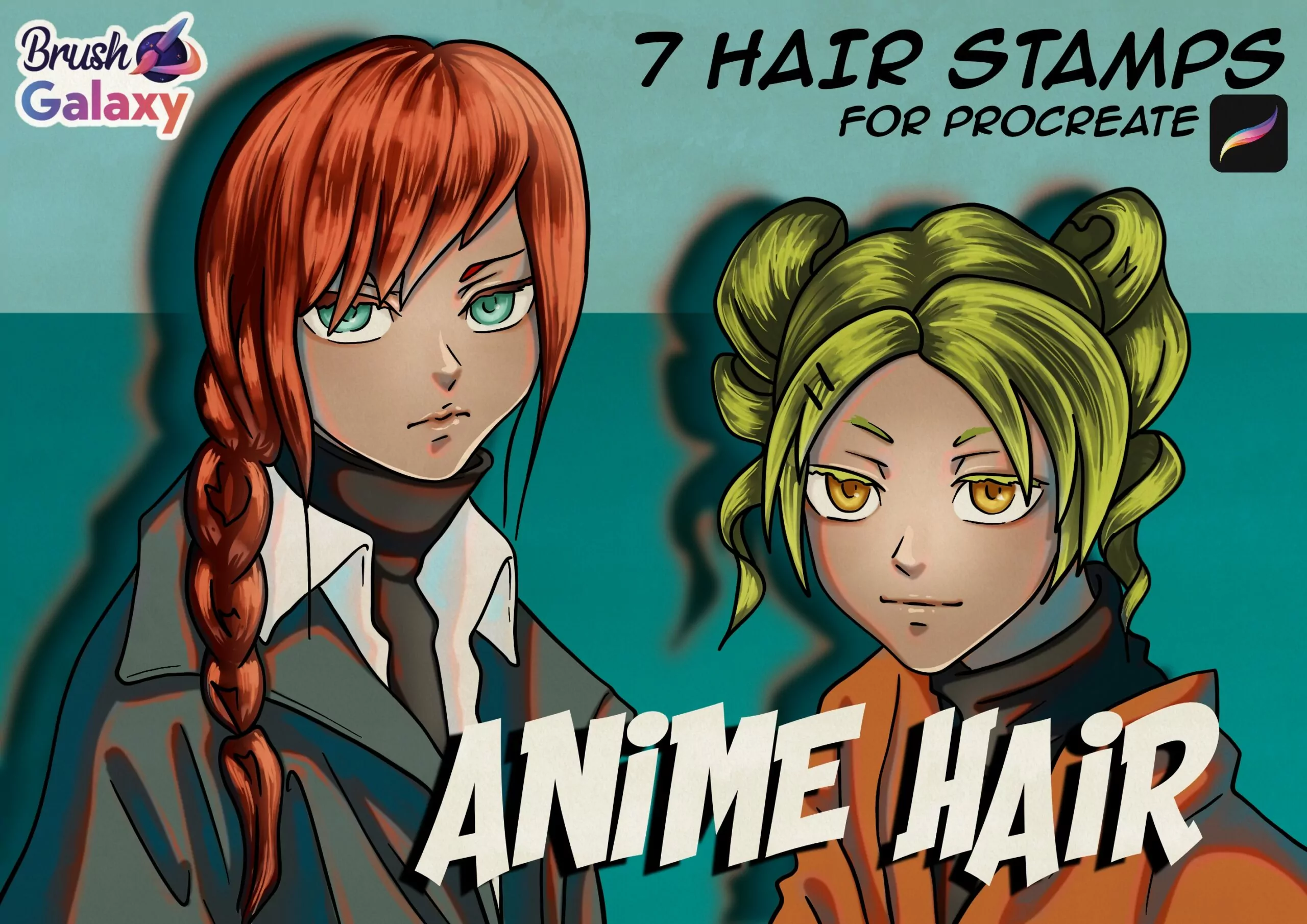 Anime Hair Brush Pack