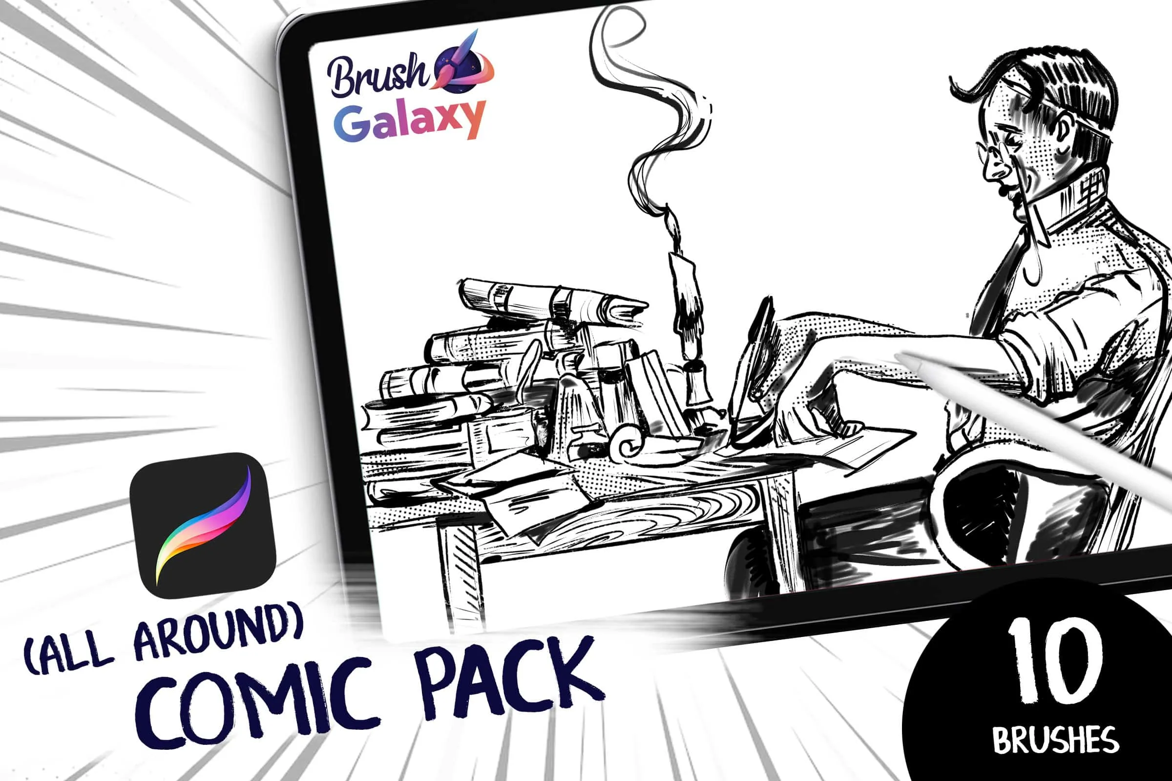 All Around Comic Brush Pack