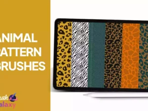 cover image animal pattern brush pack