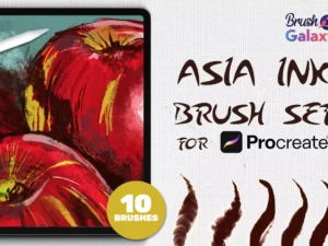 cover image asia ink brush set