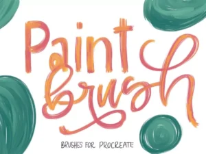 cover image brushset mixing colors paint