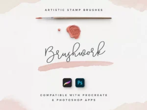 cover image brushwork artistic procreate photoshop brushes