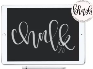 cover image chalk 20 procreate brushdigital chalk paper