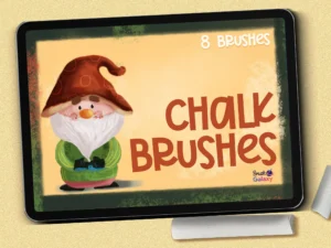 cover image chalk brush set vol 2