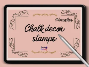 cover image chalk decor stamp set