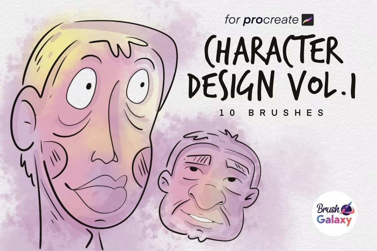 Character Design Brush Set Vol 1