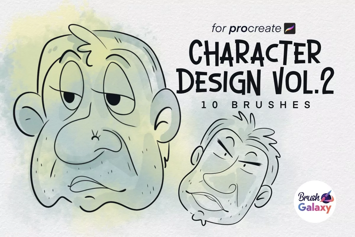 Character Design Brush Set Vol 2