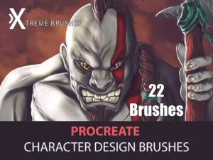 cover image character design brushes