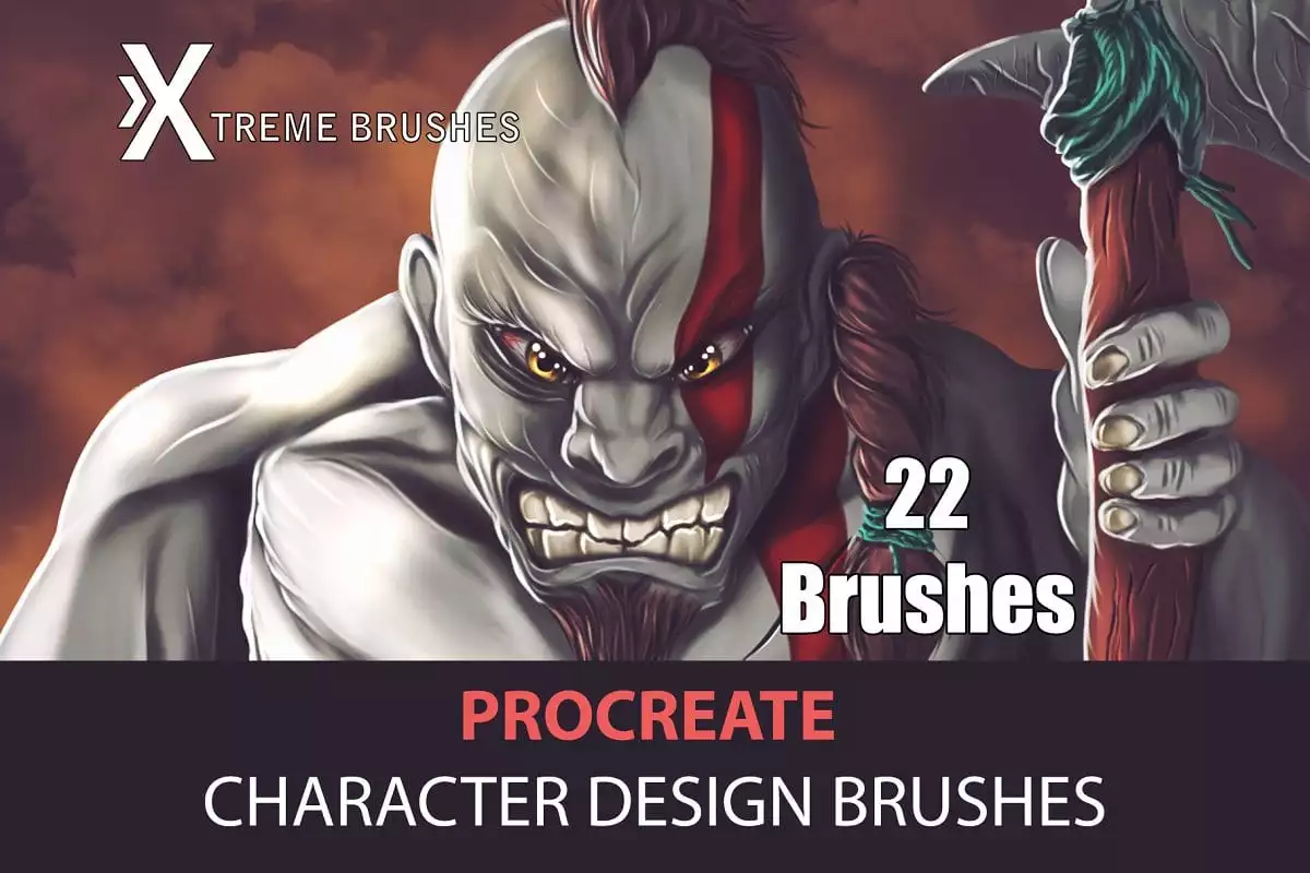 Character Design Brushes for Procreate