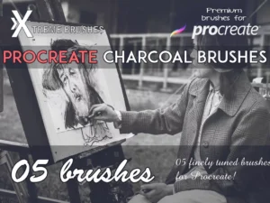 cover image charcoal brushes
