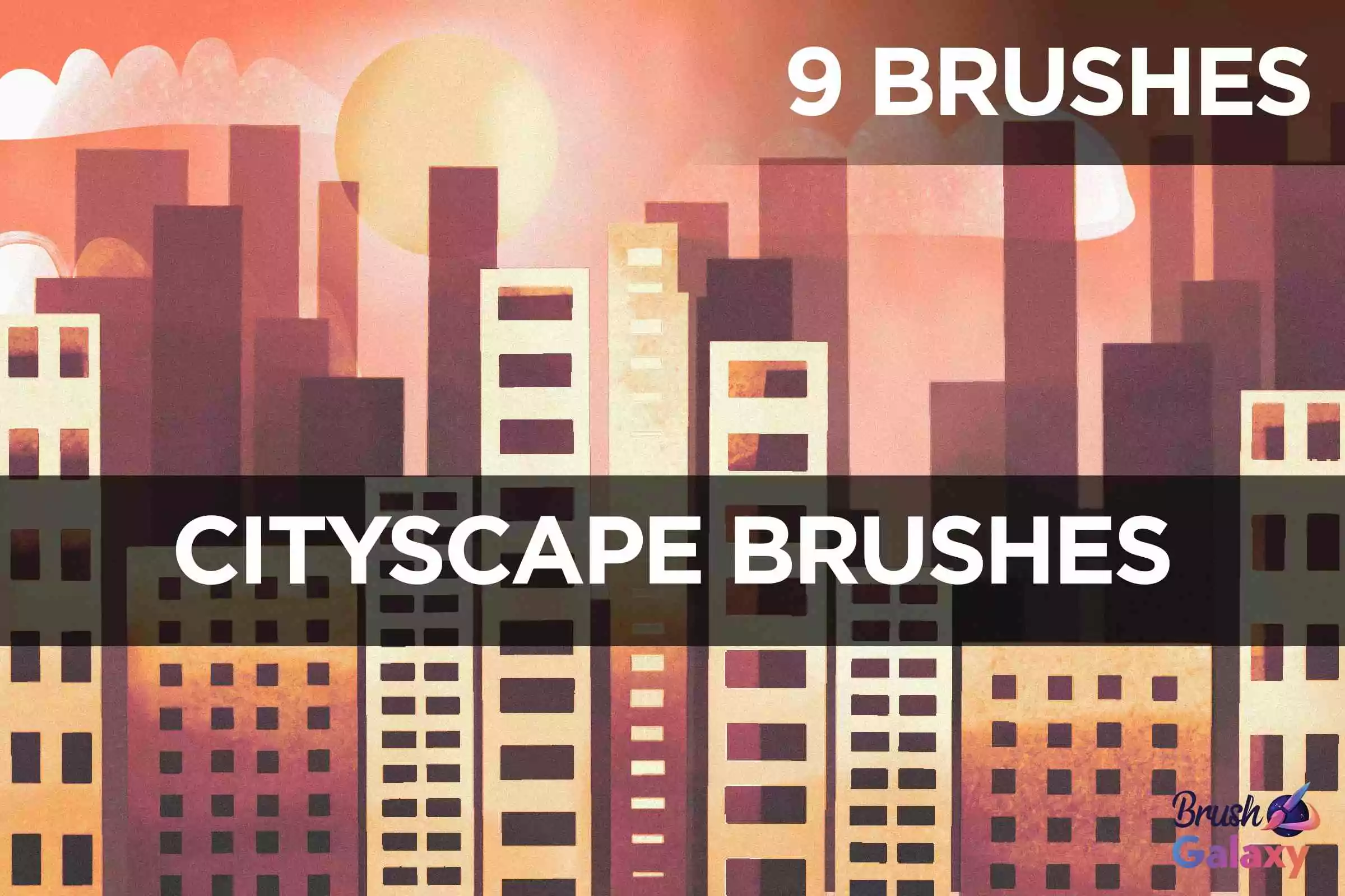 Cityscape Brush Set
