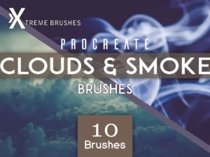cover image clouds smoke brushes