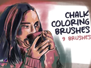 cover image coloring chalks