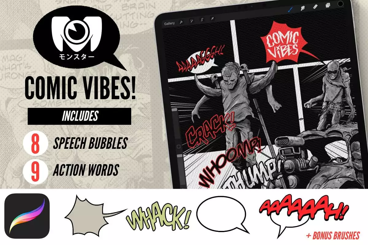 Comic Vibes Brushes