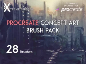 cover image concept art brushset