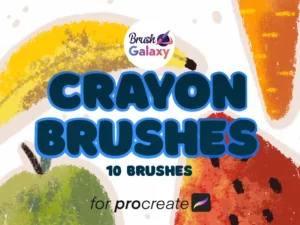 cover image crayon brush set 1