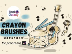 cover image crayon brush set