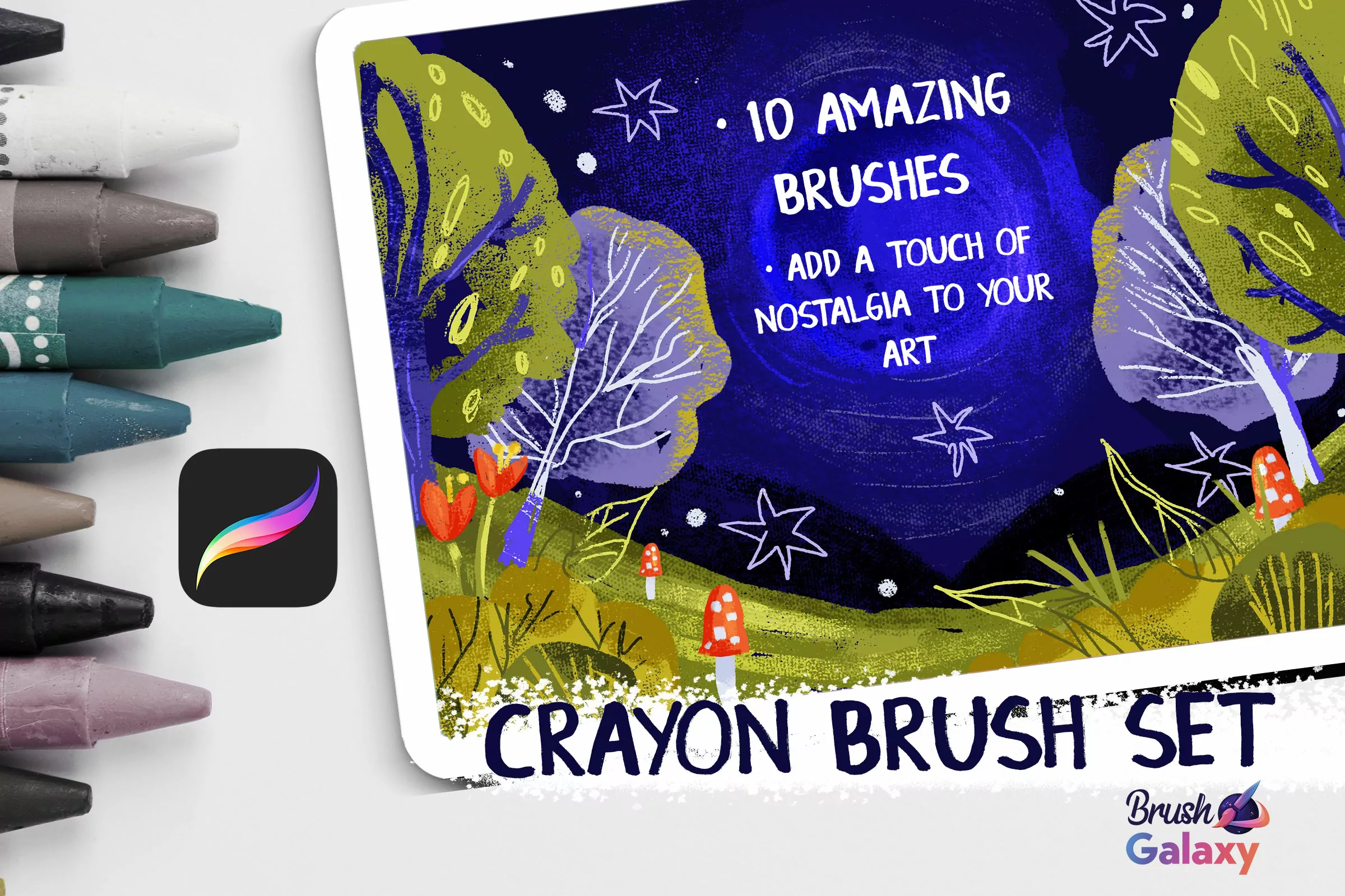 Crayon Brush Set Vol 2