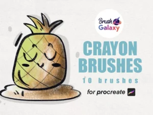 cover image crayon brush set vol 2