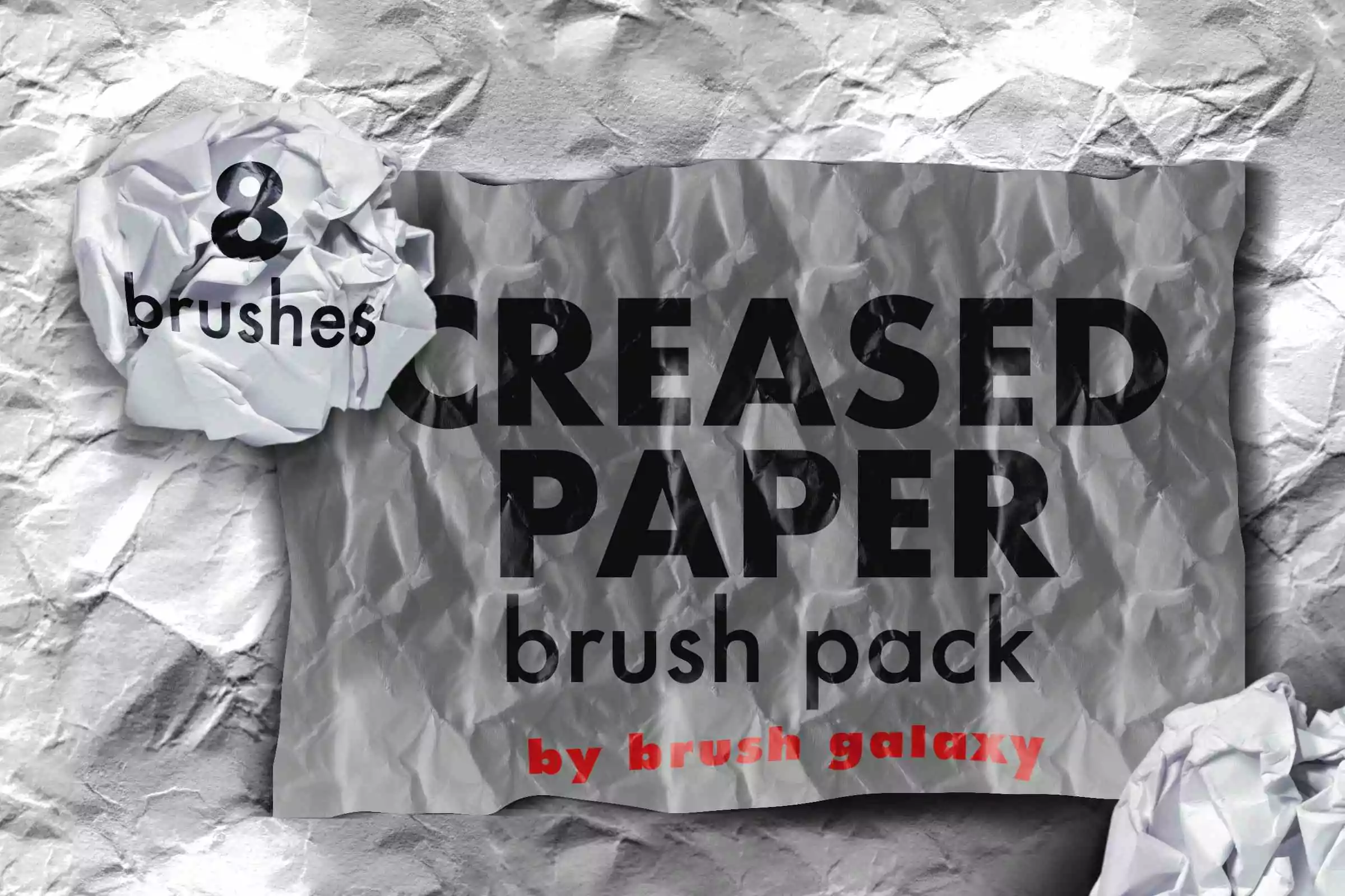 Creased Paper Brush Pack