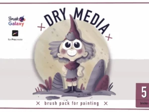 cover image dry media brush set vol 2