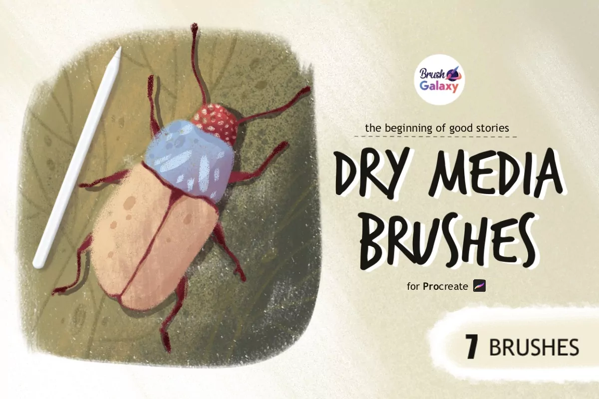 Dry Media Brush Set