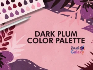 cover image dark plum color palette
