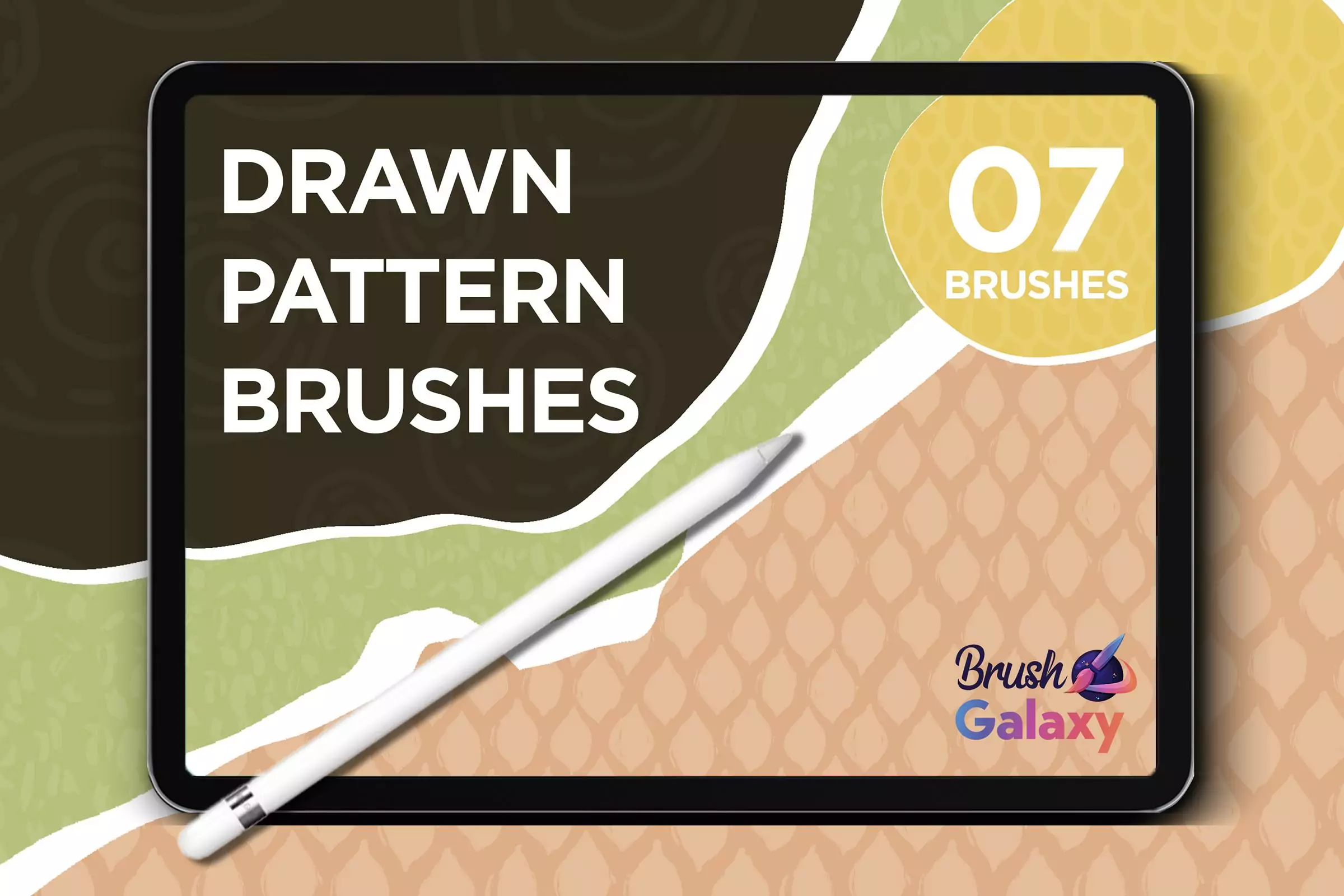Drawn Pattern Brush Set