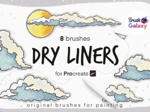 cover image dry liners brush set