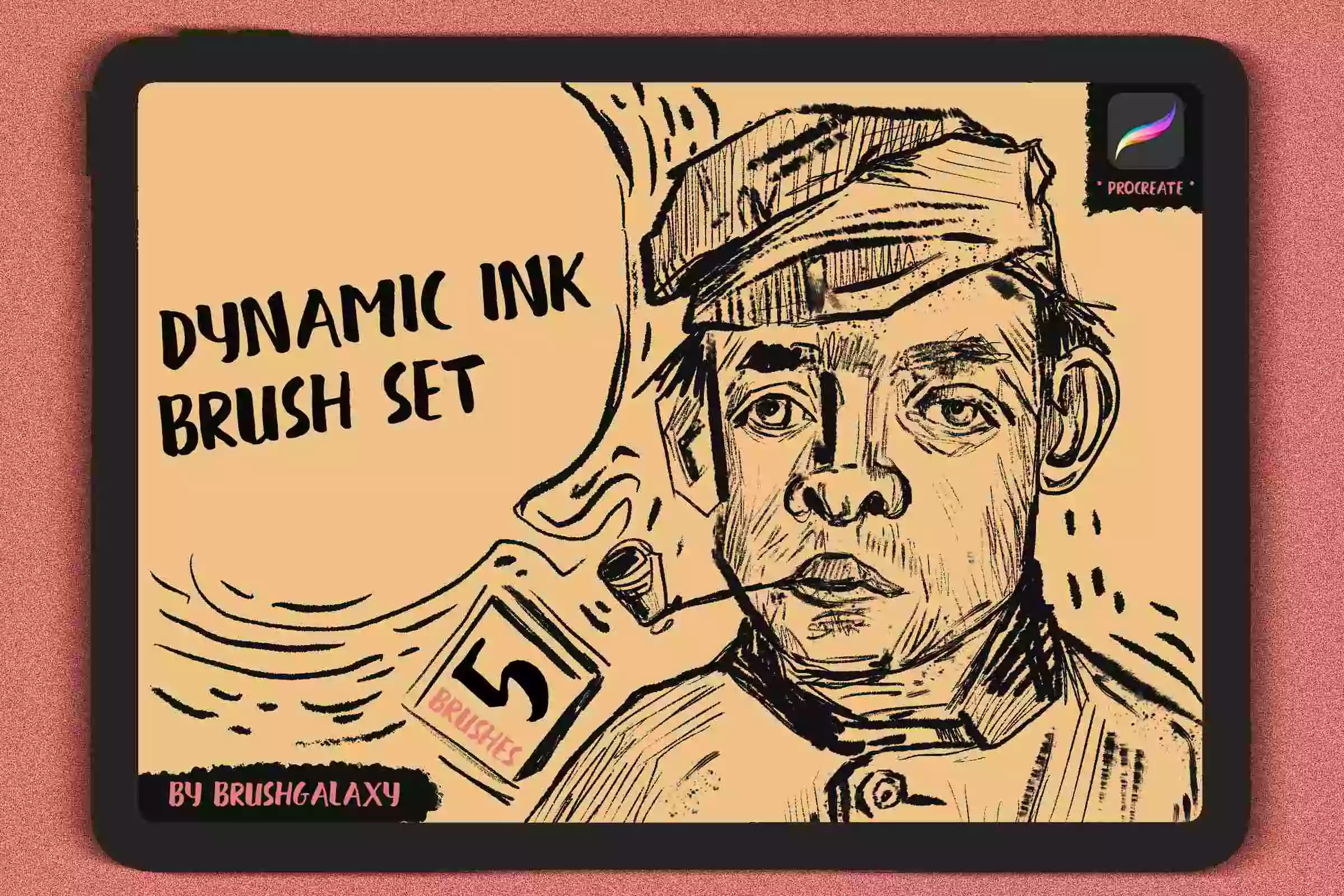 Dynamic Ink Brush Set