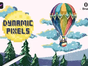 cover image dynamic pixels brush set