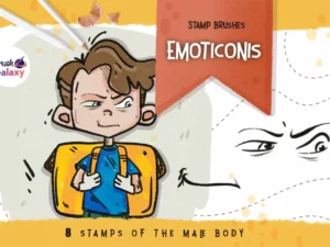 cover image emoticonis brush pack