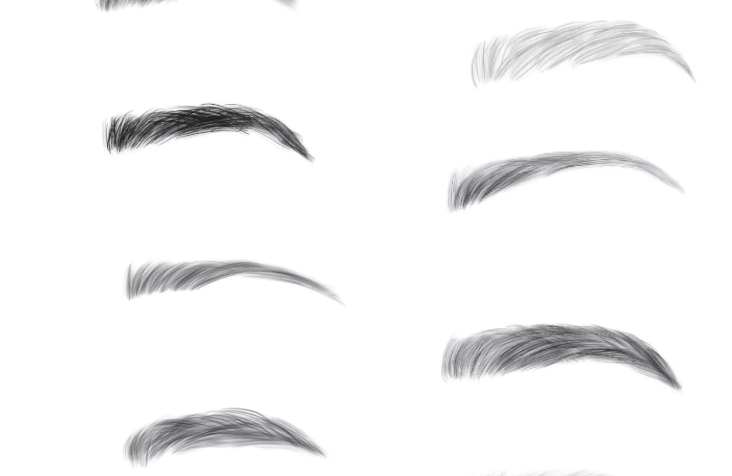 Eyebrow Brush Set for Procreate