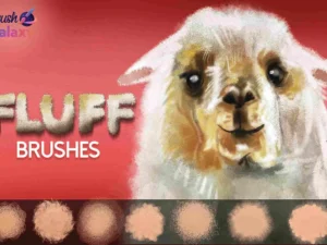 cover image fluff brush pack