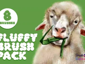 cover image fluffy brush pack