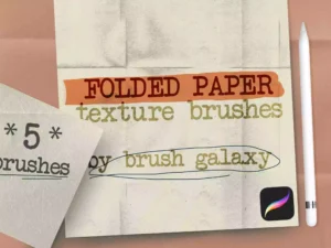 cover image folded paper brush pack