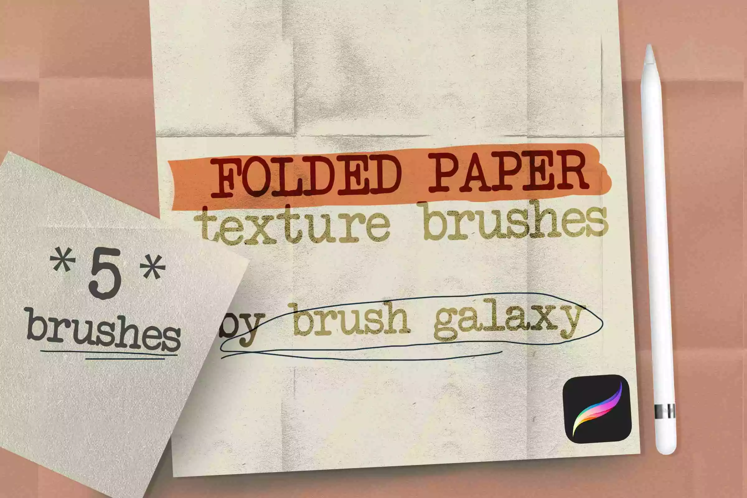 Folded Paper Brush Pack