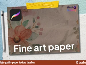 cover image fine art paper brush set 1