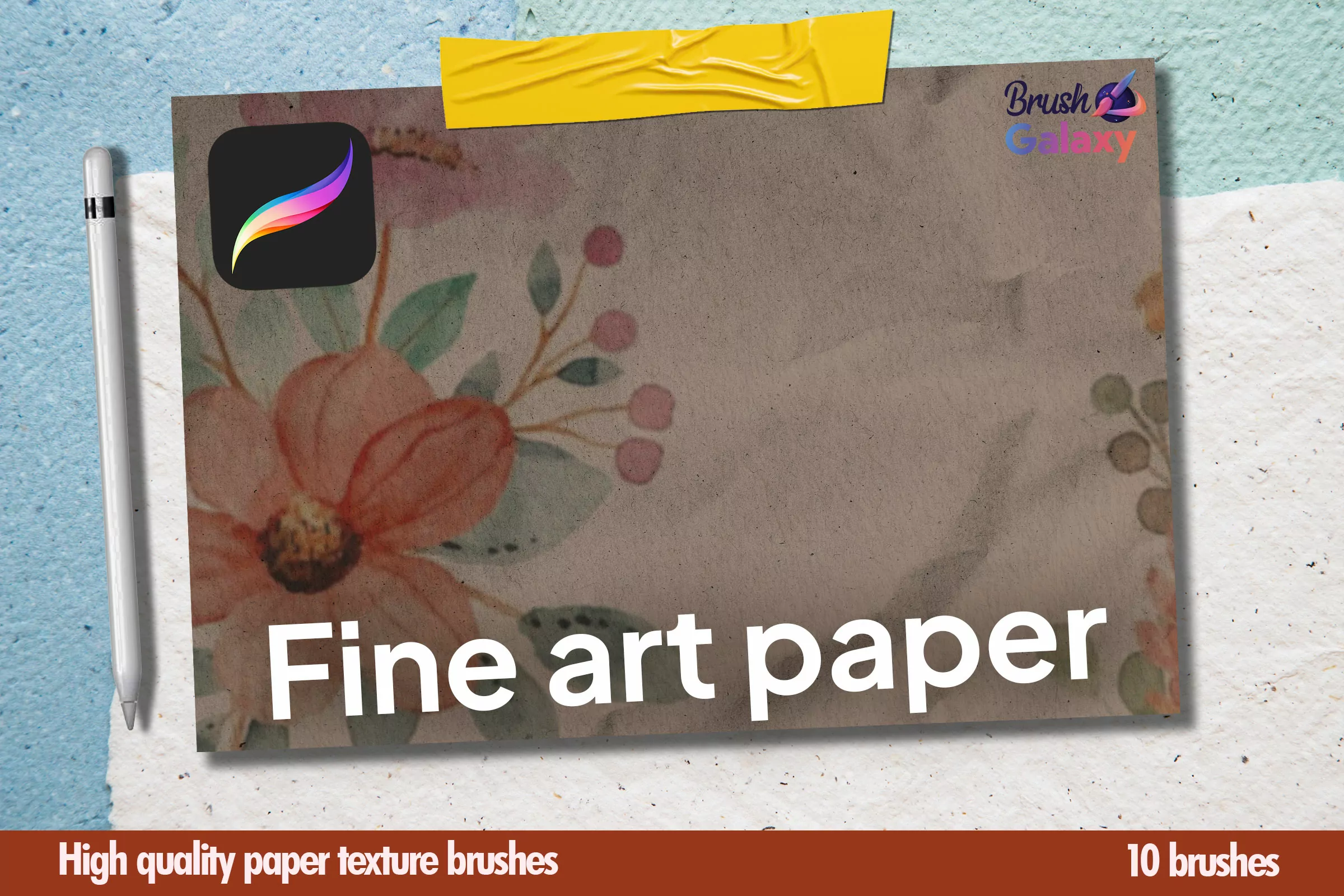Fine Art Paper Brush Set