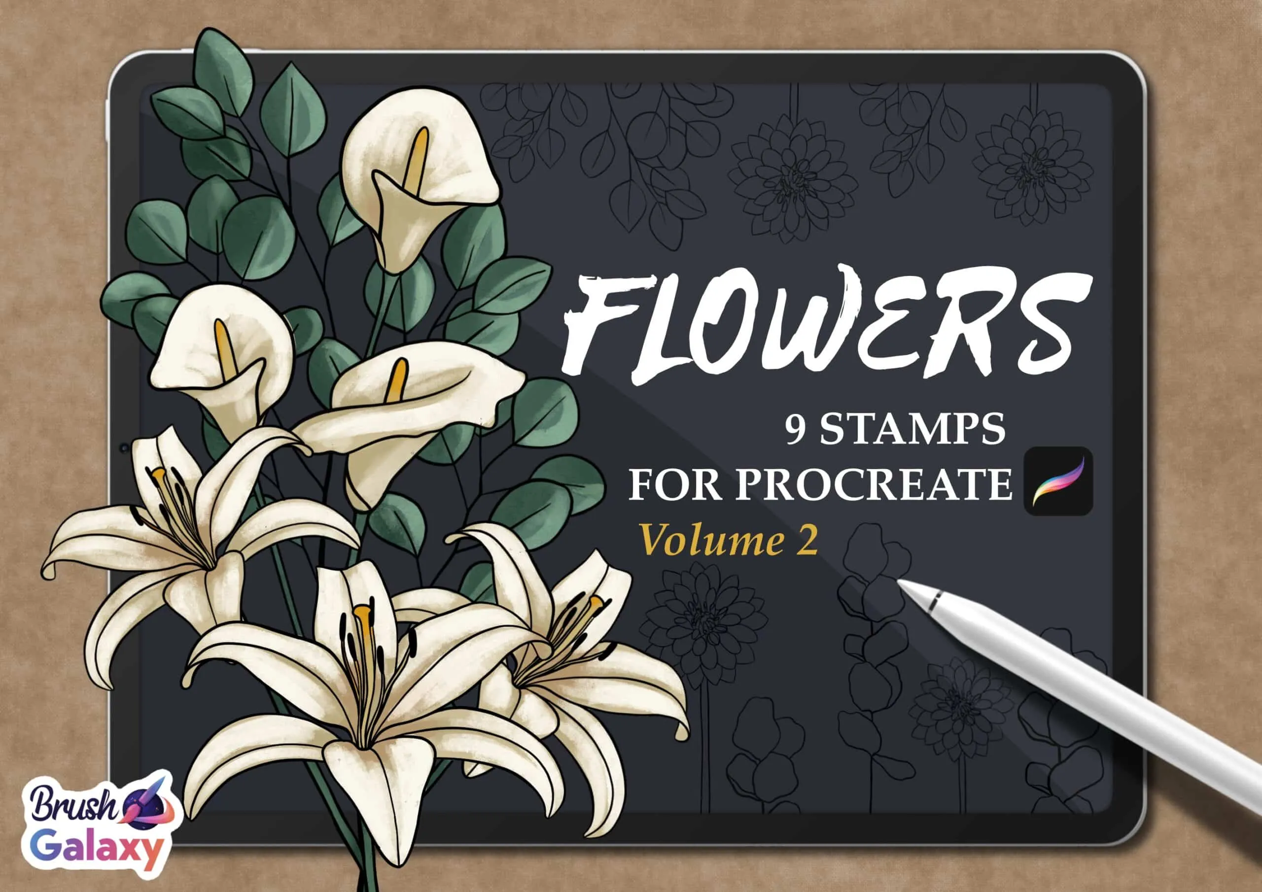 Flower Brushes for Procreate – Summer & Spring
