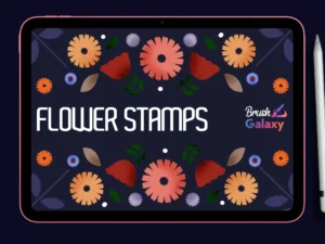 cover image flower stamp set