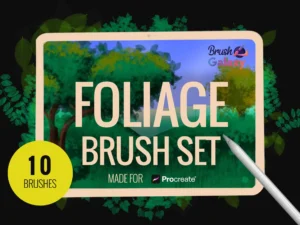 cover image foliage brush set2